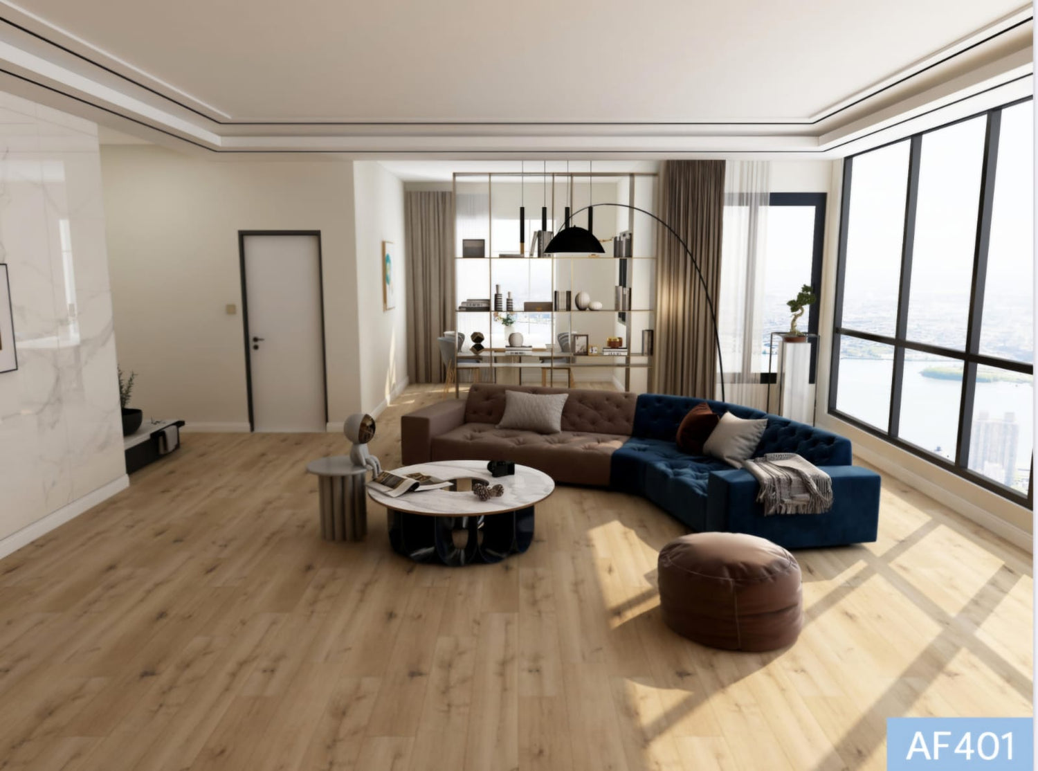 Waterproof SPC Flooring with Embossed Surface