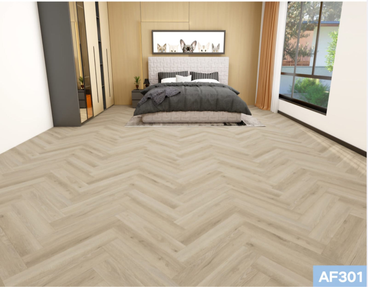 باركيه SPC هرمى 5 مم